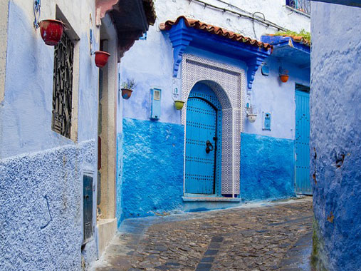 Chefchaouen city in Morocco