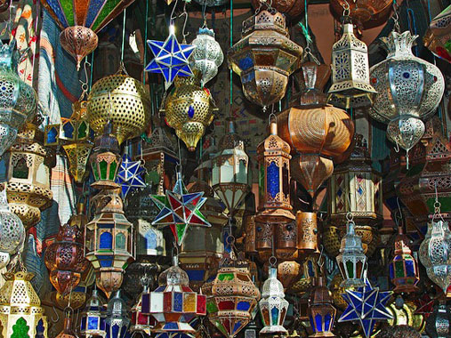Marrakech city in Morocco