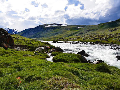 The Mongolian Altai Mountains