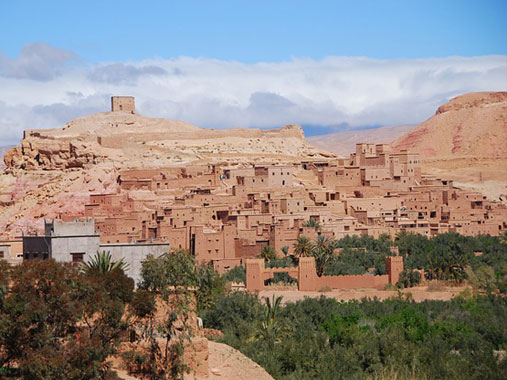 Ouarzazate City in Morocco 