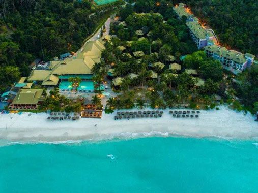 The Perhentian Islands group in Malaysia 